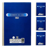 Kit 4 Livro Movimento De Caixa Grande 100 Folhas Tilibra Nfe