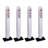 Kit 4 Lixo Para Copo Descartavel Água 200ml Pvc Coletor 