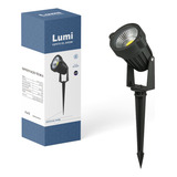 Kit 4 Luminária Espeto De Jardim 7w Ip67 Cor Da Luz Azul Bivolt