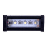 Kit 4 Luz De Placa 3 Leds 12v Moto Carro Reboque Caminhonete