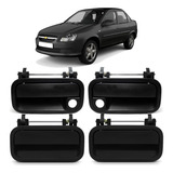 Kit 4 Maçaneta Externa Corsa Classic 2006 2011 2012 A 2016