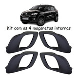 Kit 4 Maçaneta Interna Gatilho Preto