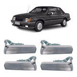 Kit 4 Maçaneta Porta - Monza Chevette Marajo 83 84 A 96 Crom
