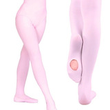 Kit 4 Meia-calça Ballet Furada Conversível 2 Em 1 Legging