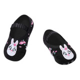 Kit 4 Meias Sapatilha Algodão Puket Antiderrapante Bebe