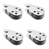 Kit 4 Moitão Polia Roldana De Aço Inox Cabos 2 A 8mm Pesca