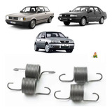 Kit 4 Molas Trava Trilho Central Banco Vw Gol Voyage Santana