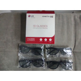 Kit 4 Óculos Cinema 3d LG