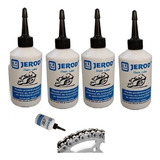 Kit 4 Óleo Lubrificante Grafitado Corrente Moto Jerod 100 Ml