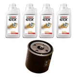 Kit 4 Oleo+filtro 20w50 Castrol Gtx