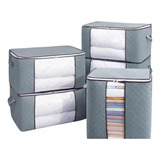 Kit 4 Organizador De Edredons Closet Saco Cobertor Grande 