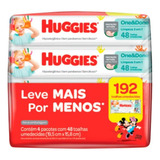 Kit 4 Pacote Lenço Umedecido Huggies