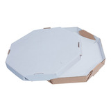 Kit 4 Pacotes De Caixa De Pizza Oitavada Basic N°35 - 100un