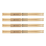 Kit 4 Pares Baqueta 5b Hickory Promark La Special La5bw