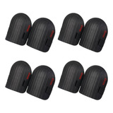 Kit 4 Pares Joelheira Assentamento Piso Ceramicas Cortag Cor Preto