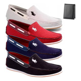 Kit 4 Pares Mocassim Sapatenis Masculino Casual Dockside