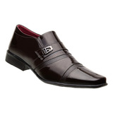 Kit 4 Pares Sapato Social Masculino Tonalidade Marrom R -01