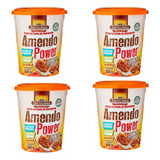 Kit 4 Pasta Amendoim Amendopower Crunchy Dacolônia 500g