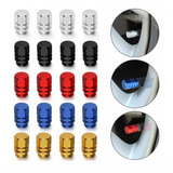 Kit 4 Pçs Bico Tampas Válvula De Pneu De Moto Carro Colorido