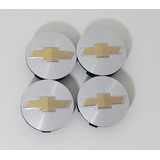Kit 4 Pçs Calota Tampa Centro De Roda Gm Agile E Sonic 51mm