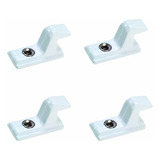 Kit 4 Pçs Contra Fecho Suprema Janela Porta Alumínio Branco