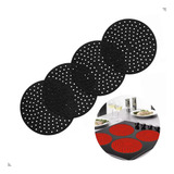 Kit 4 Pcs Tapete Suporte Silicone Fogão Indução Ou Airfryer