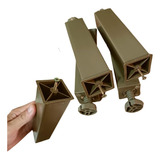 Kit 4 Pe De Armario Cozinha Pia Balcao Gabinete 16cm - 18cm