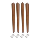 Kit 4 Pe Palito 70cm + Chapinha Chapa Inclinada Metal Jt