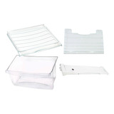 Kit 4 Peças Acrílico Geladeira Consul Crb36 Crb39a Facilit