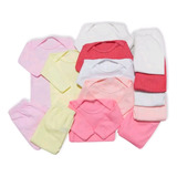 Kit 4 Peças Body E Calça Bebê Enxoval Menino E Menina