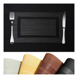 Kit 4 Peças De Jogo Americano De Mesa Jantar Impermeável Top