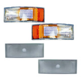 Kit 4 Peças Seta Pisca + Meia-luz Vollvo Fh Fm 1995 À 2003