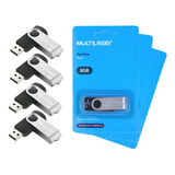 Kit 4 Pendrive Multilaser Twist 8gb