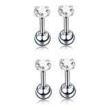 Piercing Prata 925 Banhado a Ouro Tragus Ponto De Luz 3mm - 8mm - TREND ART  - Acessórios para você brilhar ainda mais.