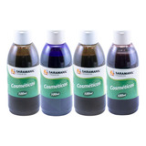 Kit 4 Pigmento Cosmético Cores Escuras Hidrossolúvel 100ml