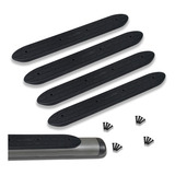Kit 4 Pisantes Do Estribo Tubolar Oval Em Plástico Abs