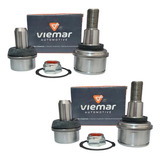 Kit 4 Pivo Inferior E Superior F250 F350 4x2 Apos 1998 Todas
