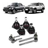 Kit 4 Pivô Ponteira Terminal Direção S10 Blazer 1999 2000