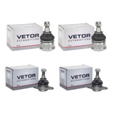 Kit 4 Pivo Suspensão Dianteira Opala Caravan 1975 A 1991