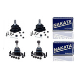 Kit 4 Pivô Suspensão Superior Inferior S10 2010 2011 Nakata
