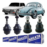 Kit 4 Pivos Fusca 2 Inferior E 2 Superior Nakata N111 N112