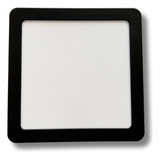 Kit 4 Plafon Sobrepor Preto Quadrado Led 25w Painel 30x30