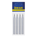 Kit 4 Ponta Cônica Ferro Solda Sc60 / Power 60 Hikari 21k205