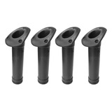 Kit 4 Porta Varas De Embutir Inclinado Preto P Barco Lancha