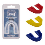 Kit 4 Protetor Bucal Simples Fight Prottector Dogma Silicone
