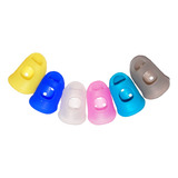 Kit 4 Protetores De Dedos Para Tocar Violão Colorido Médio