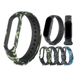 Kit 4 Pulseiras Camuflada Mi Band