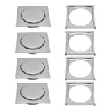 Kit 4 Ralo Inteligente Click 15x15 + 4 Porta Grelhas 15x15