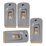 Kit 4 Raspador Ratinho Em Inox Para Insulfilm Vinil Película