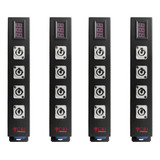 Kit 4 Réguas Entrada E Saida Powercon 04 Tomadas 4000w